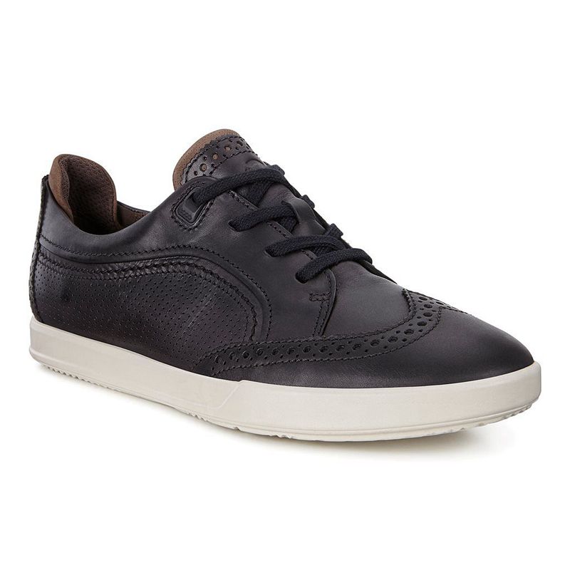 Men Casual Ecco Collin 2.0 - Sneakers Black - India HNAESK306